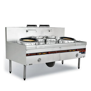 Kommerzieller Chinesischer Kochherd Hochwertiger Restaurant-Wok-Gasbrenner Mit Rückwärtigem Topf - Product Image 1