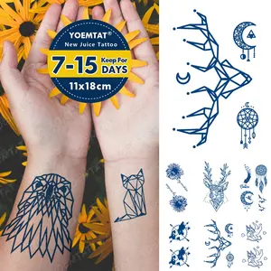 Innovation Designs Removable Tattoo Sticker Waterproof Temporary Body Art Tattoos