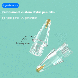 Plumillas de repuesto de tamaño Original, punta de Metal transparente personalizada, OEM, para <span class=keywords><strong>Apple</strong></span> <span class=keywords><strong>Pencil</strong></span> 1 y <span class=keywords><strong>2</strong></span> Gen - Product Image 3