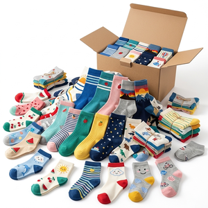 Chaussettes pour enfants, lot mixte, déstockage, assortiment aléatoire, vente en gros, surplus de stock, unisexe, prix bas - Product Image 1