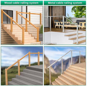 Tendeur de câble de 1/8 po pour garde-corps de terrasse, à sertissage manuel, avec tige filetée, embout de tension pour poteaux en bois/métal 4x4 et 2x2 - Product Image 5
