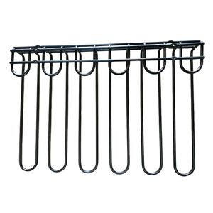 Offre Spéciale 16 "laiton plaqué or couleur verre cintre support suspendu support de verres pour armoire cuisine Bar - Product Image 2