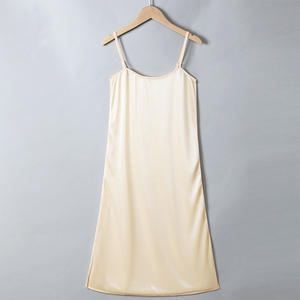 महिलाओं की पोशाक स्पेगेटी पट्टा स्कर्ट के नीचे पोशाक के नीचे कैमिसोल स्लिप इनर पेटीकोट - Product Image 4