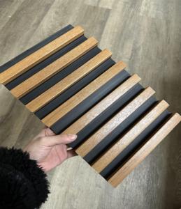 ソンシルUTO木目調PVC室内装飾WPC溝付き壁パネルクラッドインテリアデコレーション - Product Image 3