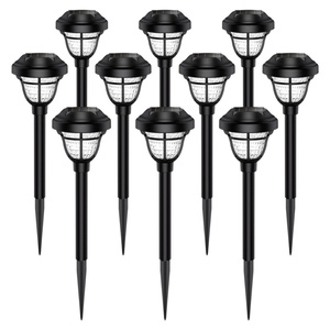 Lampe solaire LED extérieure IP55 à intensité variable pour pelouse, jardin et cour - Product Image 5