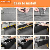Pour Jeep Wrangler TJ 1997-2006, accessoires intérieurs de rangement et d'organisation, boîte de rangement latérale verrouillable pour coffre