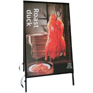 Boîte lumineuse LED verticale extractible, panneau publicitaire <span class=keywords><strong>extérieur</strong></span> autoportant éclairé, affichage personnalisé pour salon de thé au lait - Product Image 5