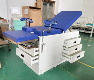BT-EA025 Manuel <span class=keywords><strong>Médical</strong></span> de L'hôpital Ob Gyn <span class=keywords><strong>Gynécologue</strong></span> chaise avec étape, tiroirs gynécologie <span class=keywords><strong>obstétrique</strong></span> table d'examen pour la clinique - Product Image 2