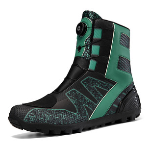 Bottes de moto pour hommes à bout rond, encapsulées, pour la course, le tout-terrain, le tourisme, toutes saisons, type Chukka, chaussures de motard - Product Image 4