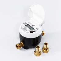 Compteur d'eau intelligent à ultrasons domestique sans fil AMR AMI R250, corps en laiton