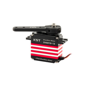 KST SV6010-<b>12</b> 70Kgf.cm 0.09sec HV Digital Aluminium Alloy Gear Brushless Servo DC12V 1520Hz Programmable Soft Start for Large - Product Image 2