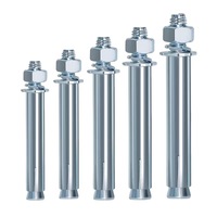 Boulons d'ancrage à manchon en acier inoxydable galvanisé de 1/4 ", 3/8 ", 3/4 " avec tête filetée M4, résistance à la cisaillement de 5000 lb, norme DIN