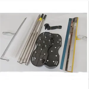2套加刺辊不锈钢手柄 + 加刺鞋 + 锯齿刮刀3毫米 (可更换) 环氧自流平水泥地板复合材料