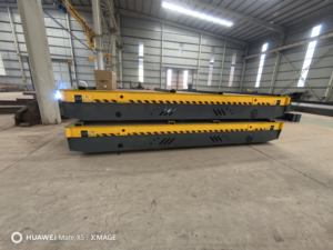 รถเข็นเหล็กแบบใช้พลังงานจากแบตเตอรี่รถเข็นรับน้ำหนักได้มากสำหรับอุปกรณ์จัดการวัสดุก่อสร้างสภาพใหม่ - Product Image 6