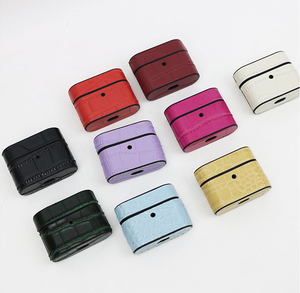 Custodia <span class=keywords><strong>per</strong></span> cellulare in pelle Pu di design di lusso all'ingrosso personalizzato <span class=keywords><strong>per</strong></span> <span class=keywords><strong>airpods</strong></span> 1 2 pro custodia protettiva <span class=keywords><strong>per</strong></span> iphone - Product Image 5