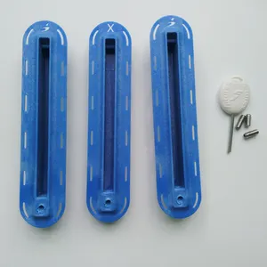 Grosir colokan sirip tab tunggal kotak sirip papan selancar plastik/steker
