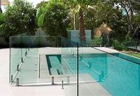 Rampe en verre sans cadre DETECH, embouts en acier inoxydable 12 mm 2205, réglables, résistants à la rouille, pour clôture de piscine, balcon, escalier