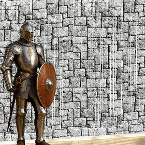 Cortina de Lluvia de Lámina Negra y Blanca con Flecos de <span class=keywords><strong>Piedra</strong></span> de Ladrillo y Mármol, 1*2M, Fondo Decorativo para Fiestas, Suministros para Mejorar el Ambiente - Product Image 1