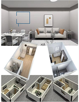 Abri de jardin portable direct usine, conteneur préfabriqué, maisonnette à outils, cabine de rangement extérieure, taille personnalisée OEM ODM