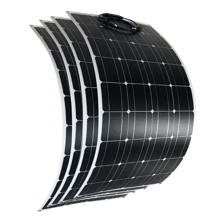 Panel surya film tipis portabel dan fleksibel, cerutu kualitas tinggi modul fotovoltaik mini 12v 2000W 1000W 450W