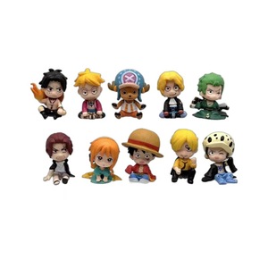 หุ่นฟิกเกอร์แอ็คชั่นฟิกเกอร์ PVC 10ชิ้นลายการ์ตูน1ชิ้นหุ่นฟิกเกอร์แอคชั่น1ชิ้นจาก Luffy Zoro nami Sanji - Product Image 1