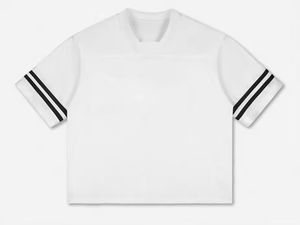 Maillot de football vintage oversize coupe boxy en maille, style streetwear, à manches courtes - Product Image 5