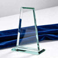 Trophée en cristal personnalisé gravé sur mesure pour la reconnaissance des employés d'entreprise, plaque de récompense en verre pour les réalisations