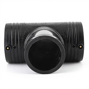 Conexión en T de igual diámetro, HDPE100, superficie lisa, resistente a químicos y a la corrosión, conexión por soldadura, presión 1.6PN, gas natural, HVAC - Product Image 4