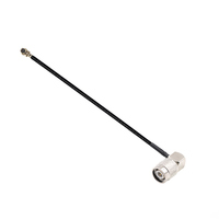 Câble coaxial RF de haute qualité, assemblage de câble pigtail noir de 10 cm, de GEN1 à TNC RG178, personnalisé OEM, vente en gros