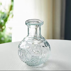 <span class=keywords><strong>Vase</strong></span> <span class=keywords><strong>en</strong></span> <span class=keywords><strong>verre</strong></span> à relief à <span class=keywords><strong>grand</strong></span> diamètre créatif pour la décoration de mariage avec un petit <span class=keywords><strong>vase</strong></span> <span class=keywords><strong>en</strong></span> <span class=keywords><strong>verre</strong></span> <span class=keywords><strong>cylindrique</strong></span> blanc - Product Image 4