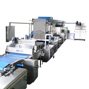 Línea de máquina para hacer galletas duras y blandas hechas a medida Skywin consiste en máquina formadora de mezclador de masa y saludo de horno para hornear - Product Image 3