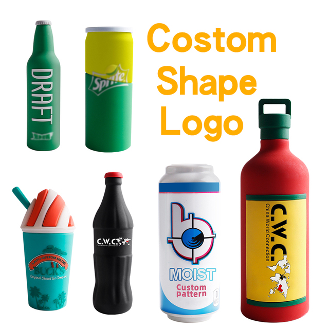 Promotional Gift Pvc Latest Design Shaped Logo Car Bottle Animal Cartoon Cute 10000 MAh 18650 Power Bank Custom PowerBank