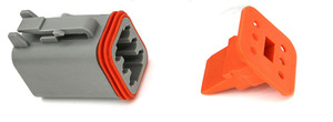 Conector Elétrico à Prova d'Água DT Deutsch 2/3/4/6/8/12P, Conector Anticorrosão para Fiação, Aplicação em Motocicletas, Veículos Marítimos e Off-Road - Product Image 2