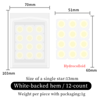 Nouveauté Patchs d'acné hydrocolloïdes transparents Emballage personnalisé avec logo Cicatrisation des boutons et imperfections du visage Tous types de peau Vente en gros