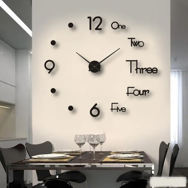 Großhandel Digital Large-Size Relojes De Lujos Salon Luxus Uhr Moderne Kunst Wanduhr Timer Für Wand dekoration