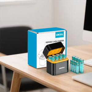 <span class=keywords><strong>Batterie</strong></span> al <span class=keywords><strong>litio</strong></span> <span class=keywords><strong>AA</strong></span> ad alte prestazioni 3000mWh 1.5volta GMCELL <span class=keywords><strong>batterie</strong></span> agli ioni di <span class=keywords><strong>litio</strong></span> batteria ricaricabile 1.5V con caricabatterie intelligente - Product Image 6