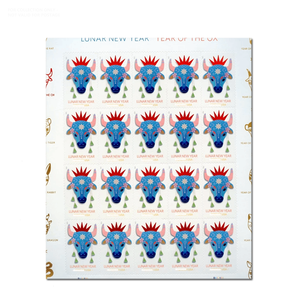 <span class=keywords><strong>Sellos</strong></span> y Etiquetas Postales de EE. UU. <span class=keywords><strong>Comprar</strong></span> en Línea: Sello del Año del Buey del Zodíaco Chino 2021, Papel para Coleccionar <span class=keywords><strong>Sellos</strong></span>, Pegatinas de <span class=keywords><strong>Sellos</strong></span> Postales - Product Image 4