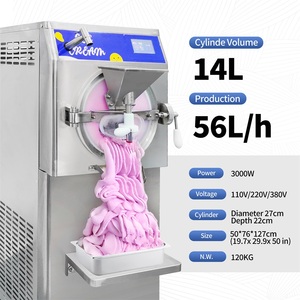 Mvckyi 10 chương trình 56L/h Artisan ý <span class=keywords><strong>Ice</strong></span> <span class=keywords><strong>Cream</strong></span> Maker Gelato hàng loạt Tủ đông thương mại Mỹ kem cứng máy để bán - Product Image 4