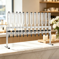 Support de Présentation de Parfums de Table en Argent 375ml, 12 Bouteilles, Qualité Supérieure, Personnalisé, pour Mariages et Bars à Parfums – Vente en Gros