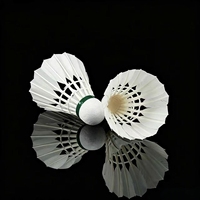 Volant de badminton en plumes de canard Cigu de classe A n°5, plumes polyvalentes, liège 2 couches, haute stabilité pour entraînement en club, directement de l'usine OEM