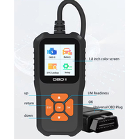 Escáner OBD2 con 10 Idiomas, Lector de Códigos de Auto para Todos los Vehículos OBDII, Escáner de Códigos de Error del Motor con Pantalla a Color de 1.8 Pulgadas