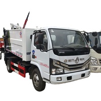 Mini compacteur de 3 tonnes petit camion à ordures pour la vente