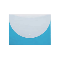 Porte-documents à bouton-pression format A5/A4/FC, multi-couleurs, pour certificats et documents de bureau