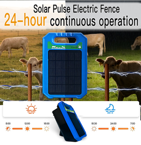 Chargeur de clôture <span class=keywords><strong>solaire</strong></span> pour l'agriculture et l'élevage, pour empêcher l'intrusion des animaux sauvages, électrificateur de clôture électrique - Product Image 4