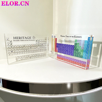 ELOR Custom ized Clear Acryl Handwerk Perioden system der Elemente Großhandel Schüler und Lehrer Geschenk für Bildung
