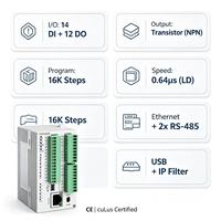 Controlador de PLC Delta nuevo y Original, controlador lógico programable, módulo analógico de CPU DVP26SE11T para aplicaciones electrónicas