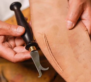 Herramienta profesional Goodyear Welt para ranurar cuero, herramienta de costura para calzado, cortador de canales para reparación de zapatos, herramienta de sastrería. - Product Image 1