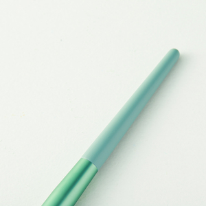 Productos cosméticos de moda Herramientas de maquillaje Cepillo redondo de buena calidad Mango de madera verde Cepillo resaltador portátil de gran tamaño - Product Image 2