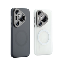 Fundas para Teléfono Móvil de TPU Mate Metálico de Marca Compartida para Pura 70, Recorte de Cámara de Precisión CNC, Magnéticas y Resistentes a Impactos