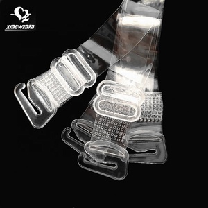 Sangle de soutien-gorge en plastique transparent 10mm 12mm Soutien-gorge invisible Sangle <span class=keywords><strong>transparente</strong></span> en TPU - Product Image 1